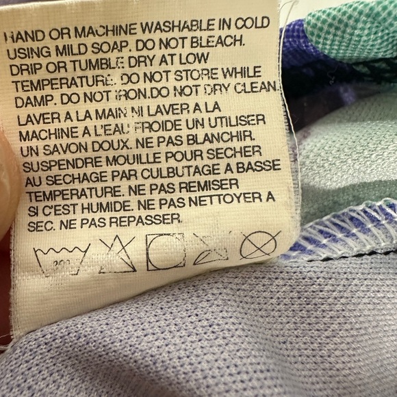 Pearl‎ Izumi Cycling Jersey Shirt XS Purple Teal Black Tribal Native Made in USA - Picture 5 of 7